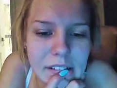Bodacious Blonde Amateur Teen Puts Her Amazing Oral Skills