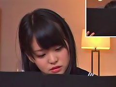 Teen Schoolgirl Kurumi Tachibana Focuses While Vibrated